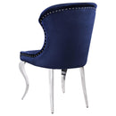  Coaster Furniture Cheyanne 190745 Upholstered Dining Side Chair - Ink Blue IMAGE 6