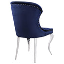  Coaster Furniture Cheyanne 190745 Upholstered Dining Side Chair - Ink Blue IMAGE 7