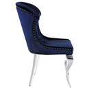  Coaster Furniture Cheyanne 190745 Upholstered Dining Side Chair - Ink Blue IMAGE 8