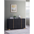  Coaster Furniture Marceline 222833 6-Drawer Dresser - Black IMAGE 10