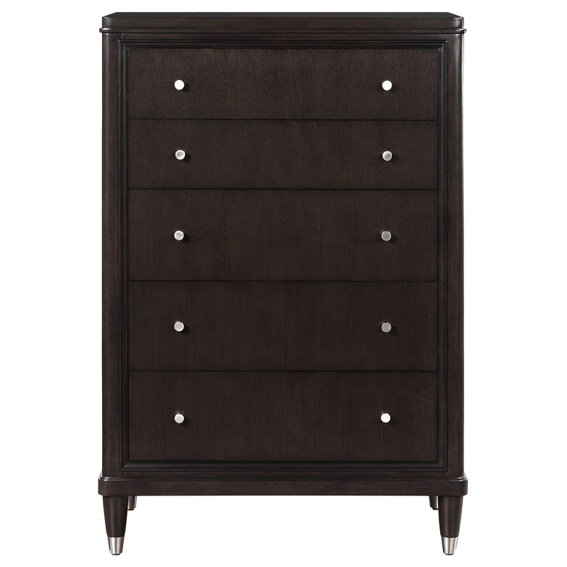  Coaster Furniture Emberlyn 223065 5-Drawer Bedroom Chest - Brown IMAGE 3