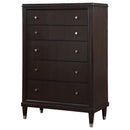  Coaster Furniture Emberlyn 223065 5-Drawer Bedroom Chest - Brown IMAGE 4