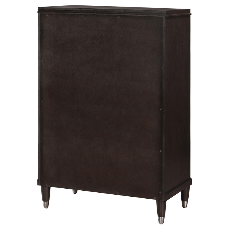  Coaster Furniture Emberlyn 223065 5-Drawer Bedroom Chest - Brown IMAGE 8