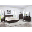  Coaster Furniture Emberlyn 223061Q Wood Queen Poster Bed - Brown IMAGE 10