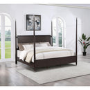  Coaster Furniture Emberlyn 223061Q Wood Queen Poster Bed - Brown IMAGE 2