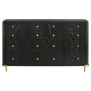  Coaster Furniture Arini 224333 8-Drawer Dresser - Black IMAGE 3