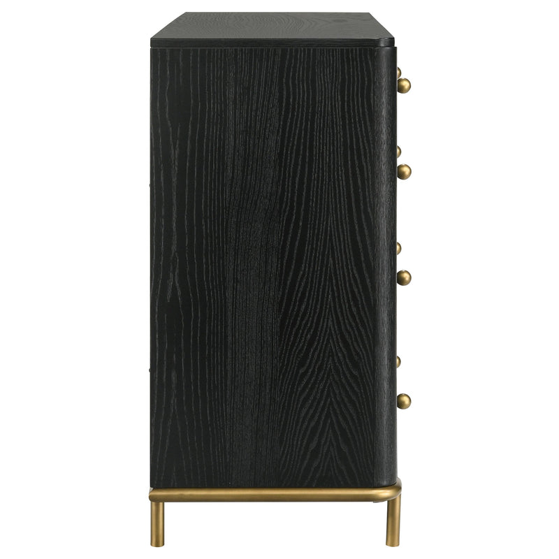  Coaster Furniture Arini 224333 8-Drawer Dresser - Black IMAGE 9