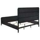  Coaster Furniture Brookmead 224711KW Wood California King Panel Bed - Black IMAGE 3