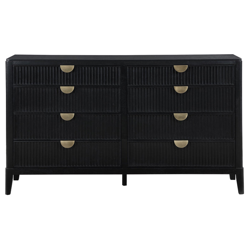  Coaster Furniture Brookmead 224713 8-Drawer Dresser - Black IMAGE 3
