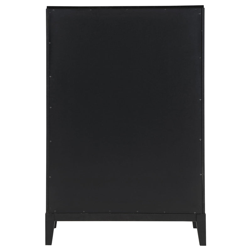  Coaster Furniture Brookmead 224715 5-Drawer Bedroom Chest - Black IMAGE 7