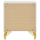  Coaster Furniture Lucia 224732 2-Drawer Nightstand Bedside Table - White IMAGE 7