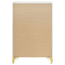  Coaster Furniture Lucia 224735 5-Drawer Bedroom Chest of Drawers - White IMAGE 7