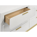  Coaster Furniture Caraway 224773 6-Drawer Dresser - White IMAGE 11