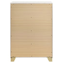  Coaster Furniture Caraway 224775 4-Drawer Bedroom Chest - White IMAGE 7