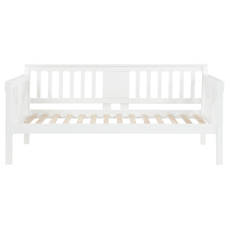  Coaster Furniture Bethany 300837 Wood Twin Daybed with Drop-down Tables - White IMAGE 8