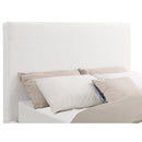  Coaster Furniture Knox 302053KE Upholstered Eastern King Panel Bed - Cream IMAGE 5