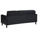  Coaster Furniture Ruth 508361 Upholstered Track Arm Sofa - Black IMAGE 6