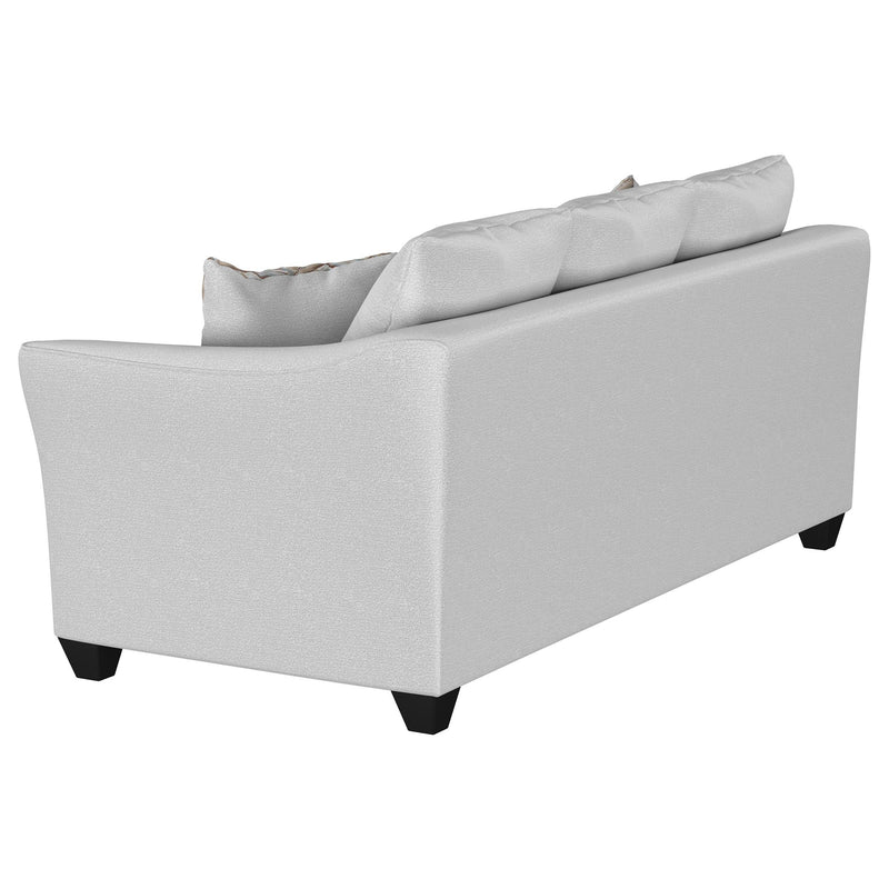 Coaster Furniture Salizar 508581 Upholstered Flared Arm Sofa - Sand IMAGE 5