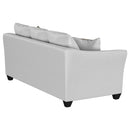  Coaster Furniture Salizar 508581 Upholstered Flared Arm Sofa - Sand IMAGE 7