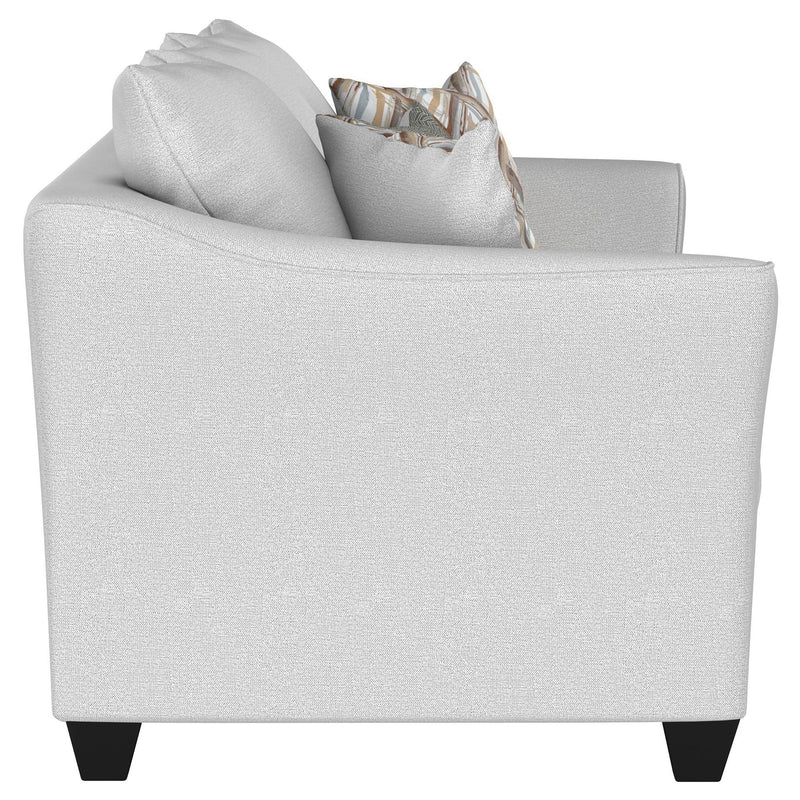  Coaster Furniture Salizar 508581 Upholstered Flared Arm Sofa - Sand IMAGE 8