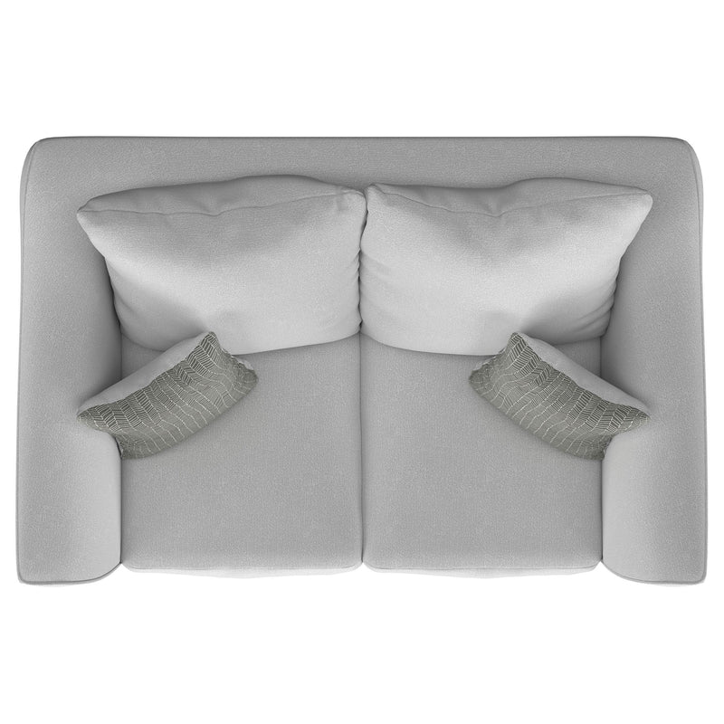  Coaster Furniture Salizar 508582 Upholstered Flared Arm Loveseat - Sand IMAGE 11