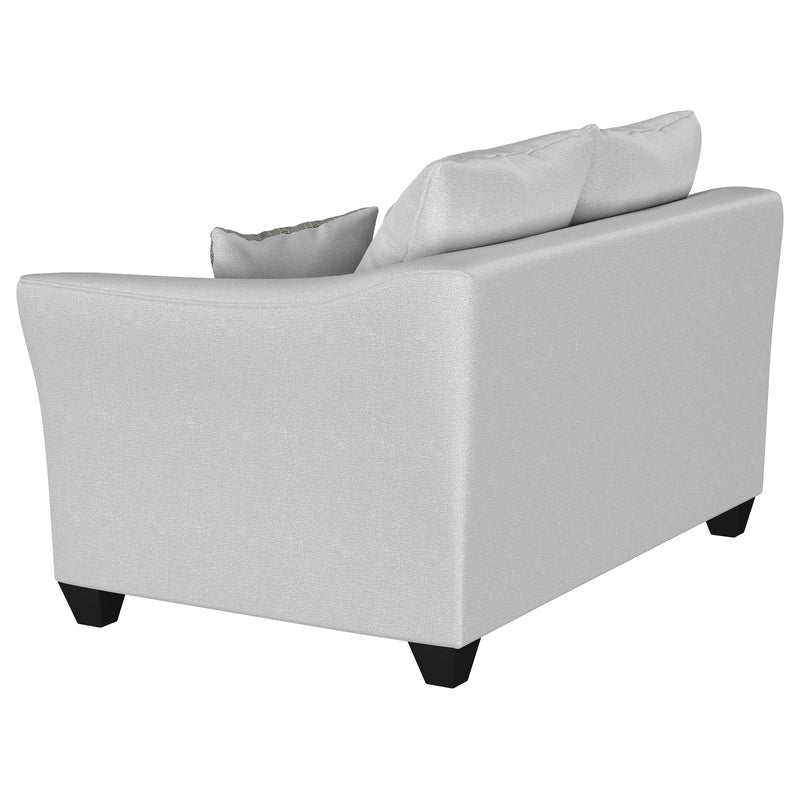  Coaster Furniture Salizar 508582 Upholstered Flared Arm Loveseat - Sand IMAGE 5