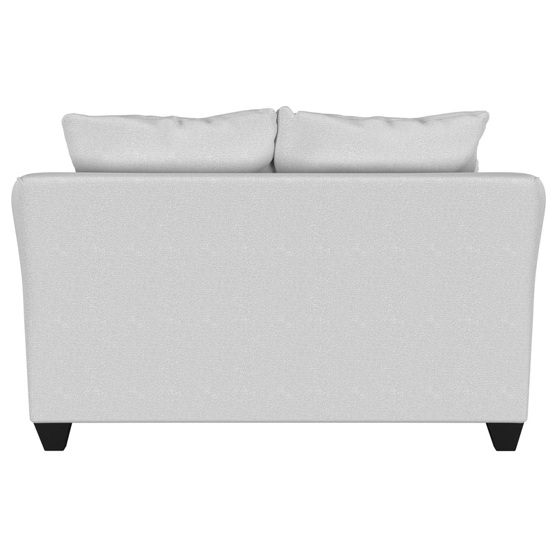  Coaster Furniture Salizar 508582 Upholstered Flared Arm Loveseat - Sand IMAGE 6