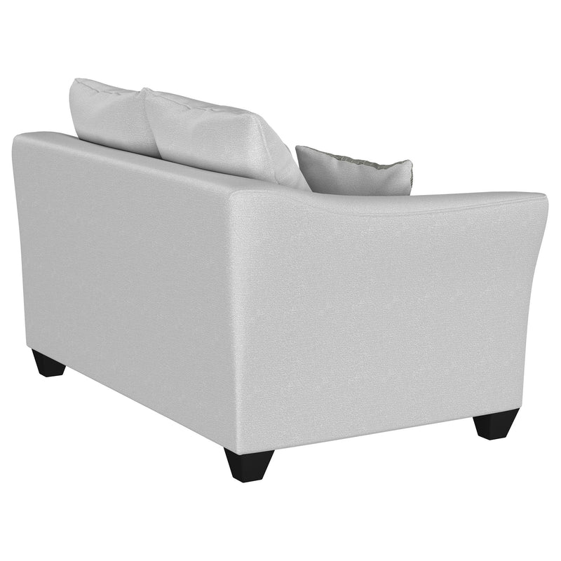 Coaster Furniture Salizar 508582 Upholstered Flared Arm Loveseat - Sand IMAGE 7