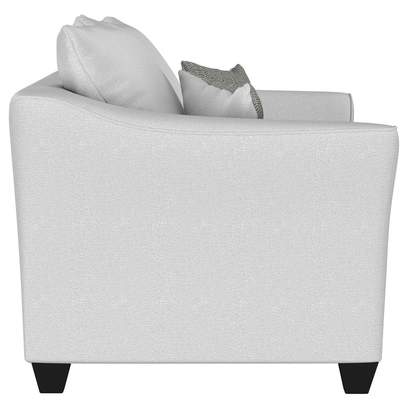  Coaster Furniture Salizar 508582 Upholstered Flared Arm Loveseat - Sand IMAGE 8