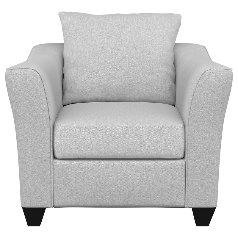  Coaster Furniture Salizar 508583 Upholstered Flared Arm Accent Chair - Sand IMAGE 2