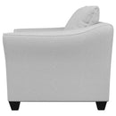  Coaster Furniture Salizar 508583 Upholstered Flared Arm Accent Chair - Sand IMAGE 4
