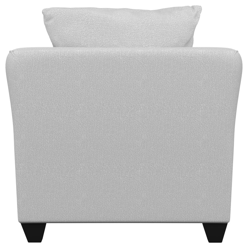 Coaster Furniture Salizar 508583 Upholstered Flared Arm Accent Chair - Sand IMAGE 6