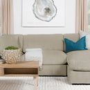  Coaster Furniture Blaine 509897 Upholstered Armless Chair - Sand IMAGE 2