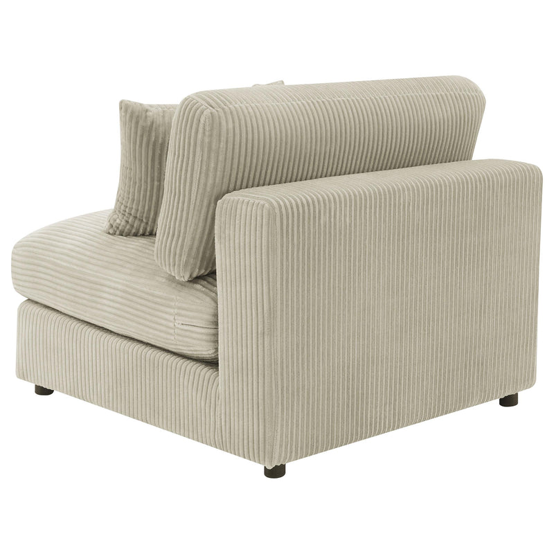  Coaster Furniture Blaine 509897 Upholstered Armless Chair - Sand IMAGE 6