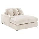  Coaster Furniture Blaine 509899 Upholstered Reversible Chaise Sectional Sofa - Sand IMAGE 10