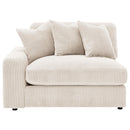 Coaster Furniture Blaine 509899 Upholstered Reversible Chaise Sectional Sofa - Sand IMAGE 15