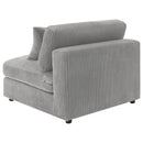  Coaster Furniture Blaine 509997 Upholstered Armless Chair - Fog IMAGE 6