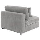  Coaster Furniture Blaine 509997 Upholstered Armless Chair - Fog IMAGE 7