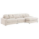  Coaster Furniture Blaine 509899-SET Upholstered Reversible Sectional Sofa - Sand IMAGE 1