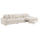  Coaster Furniture Blaine 509899-SET Upholstered Reversible Sectional Sofa - Sand IMAGE 2