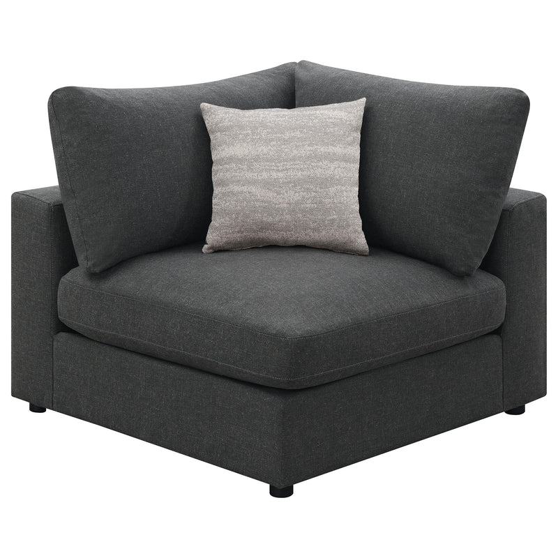  Coaster Furniture Serene 551324-SETB 4 pc Upholstered Modular Sectional - Charcoal IMAGE 7