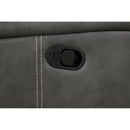  Coaster Furniture Raelynn 603192 Upholstered Track Arm Motion Loveseat - Grey IMAGE 11