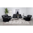  Coaster Furniture Camila 610246 Upholstered Glider Recliner Chair - Black IMAGE 9
