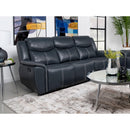  Coaster Furniture Sloane 610271 Upholstered Padded Arm Reclining Sofa - Blue IMAGE 2