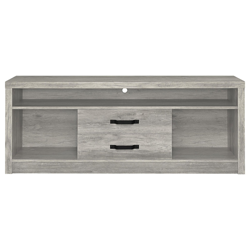  Coaster Furniture Burke 701024-SET 3-Piece Entertainment Center - Grey Driftwood IMAGE 4