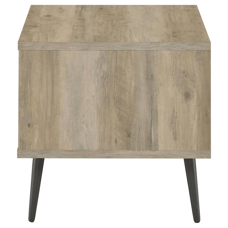  Coaster Furniture Welsh 701037 Square Engineered Wood Side End Table - Distressed Pine IMAGE 5