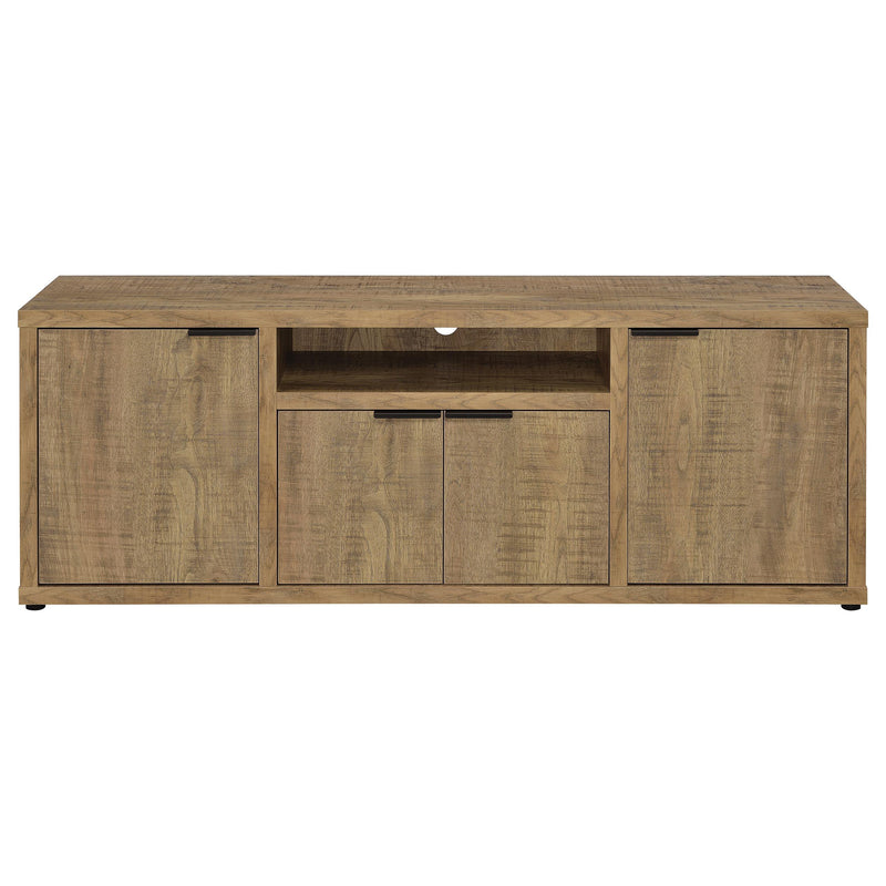  Coaster Furniture Tabby 701702-SET 3-Piece Entertainment Center With 60" TV Stand - Mango IMAGE 4