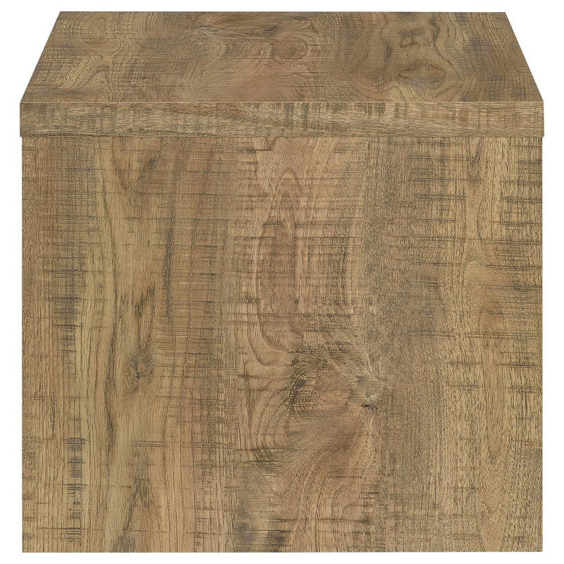 Coaster Furniture Lynette 704127 Square Engineered Wood End Table - Mango IMAGE 4
