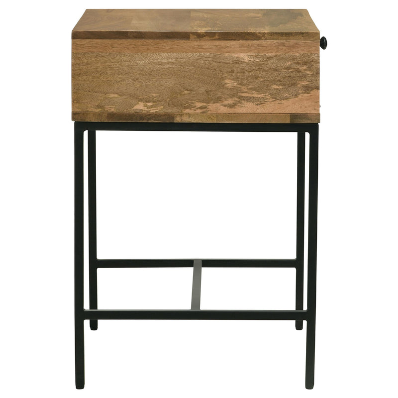  Coaster Furniture Stephie 704697 Rectangular Side End Table with Storage - Honey Brown IMAGE 10