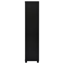  Coaster Furniture Jupiter 707756 3-shelf Engineered Wood Media Tower - Black IMAGE 5